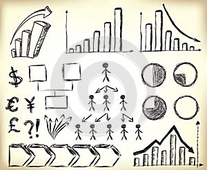 Scribbled Business elements