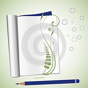 Scribbler with pencil