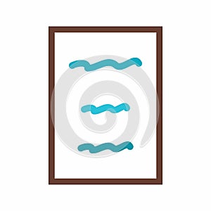 Scribbles icon vector image.