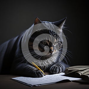 The Scribbling Cat photo