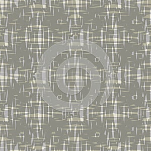 Scrim linen weave texture vector pattern. Seamless watercolor style blended canvas effect texture with painterly