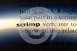 scrimp