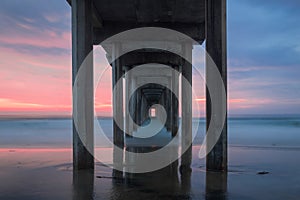 Scripps Pier at sunset