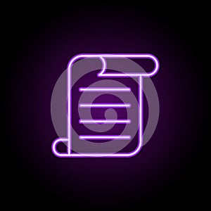 script sign icon. Web icons universal set for web and mobile