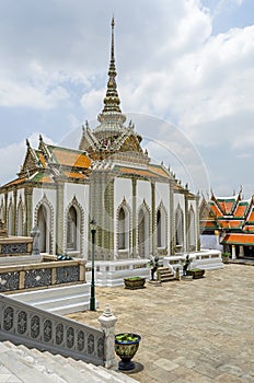 Scripture Hall Phra Mondop  in a Buddhist temple complex Wat Pho in Bangkok