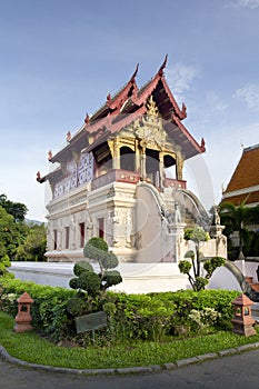 The scripture library of Wat Phra Sing, Chiang Mai