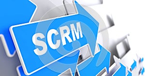 SCRM. Information Technology Concept.