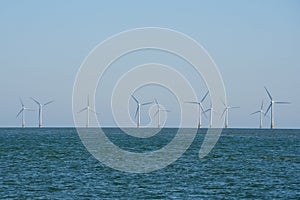 Scroby Sands Wind Farm, Great Yarmouth, England, UK
