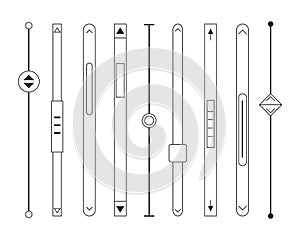 Scroll bars for ui