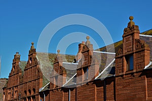 Scroll and Brickwork - Dundee Architecture