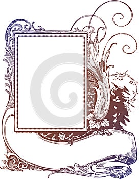 Scroll Frame & Banner Sign