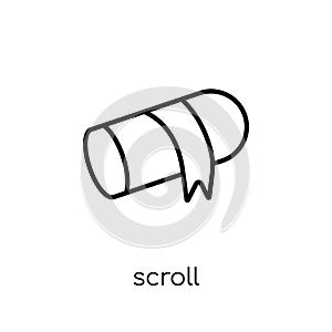 Scroll icon from collection.