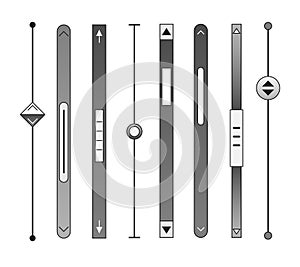 Scrollbars bar set