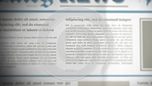 Scrolling 3d Newspaper Background