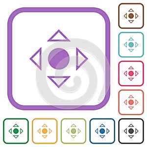 Scrolling tool alternate simple icons