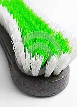 Scrubbing cleaning brush photo