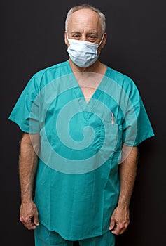 Scrubs and Mask on Doctor