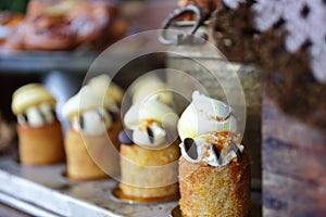 Scrumptious cakes and pastries photo