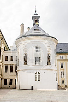 Sct. Cross Chapel at 2nd. inner courtyard Prague Palace EU