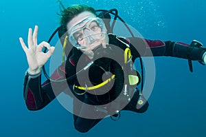 Scuba diver photo