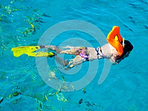 Scuba Diving in the Caribbean Sea, Largo, Cuba photo