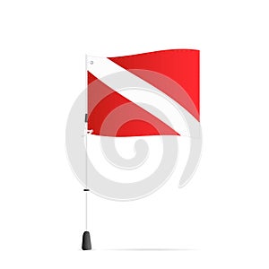 Scuba Flag, Illustration