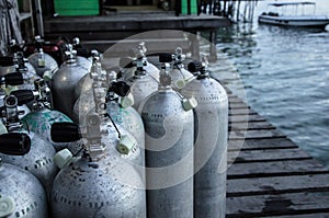Scuba Oxygen Tanks Two