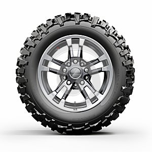 Sculpted Off Road Wheel Design With Precisionism Influence