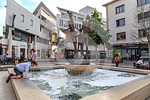 Sculptue At the End of Wandering (Dominique Denry), Rouen, France