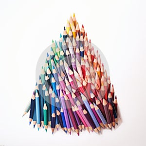 Sculptural Dimensionality: Exploring The Colorful Whimsy Of Recycled Colored Pencils