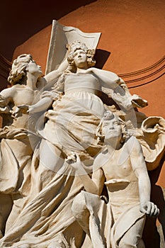 Sculptural group, Lapidarium of the National Museum