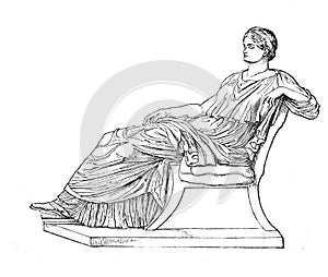 Sculpture of Agrippina in the old book Encyclopedia by I.E. Andrievsky, vol. 5A, S. Petersburg, 1892