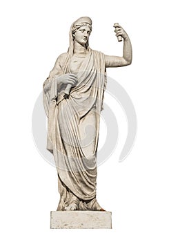 Sculpture of the ancient Greek god Athena photo