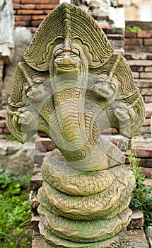 Sculpture of the ancient snake