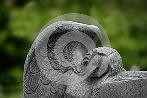 Angel Sculpture with Wings Representing Love Faith and Peace Spirit