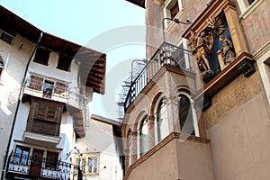 Sculpture of Appearance of an angel to Virgin Mary photo