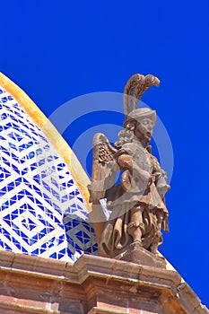 Angel of the San agustin church in queretaro city, mexico IV