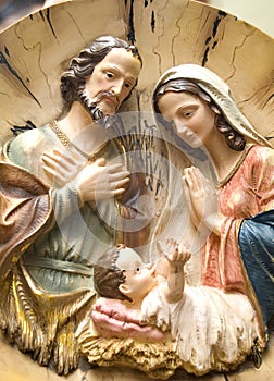 Sculpture Birth of Jesus