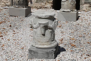 Sculpture in Bodrum Castle, Turkey