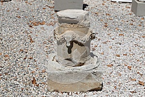 Sculpture in Bodrum Castle, Turkey