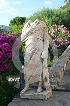 A sculpture at Bodrum underwater museum