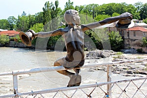 Sculpture of boy in Kutaisi, Georgia