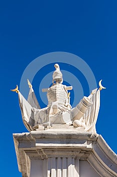 Sculpture at Bratislava Castle