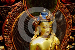 Sculpture of the Buddha Shakyamuni.