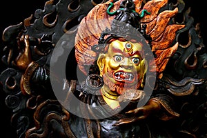 Sculpture of the Buddhist deity Mahakala