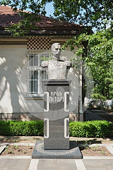 Sculpture Bust of Peter I of Serbia, King Peter I Karadjordjevic,