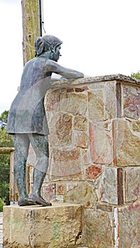 Sculpture at the Can Cucut viewpoint in Granera, Comarca del Moyanes, Castelltersol photo