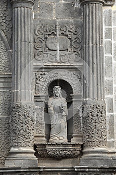 Sculpture of the Church in Zacatlan, puebla VI