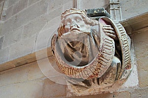 Sculpture in Cluny Abbey