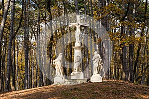 Sculpture of the crucifixion of Jesus Christ